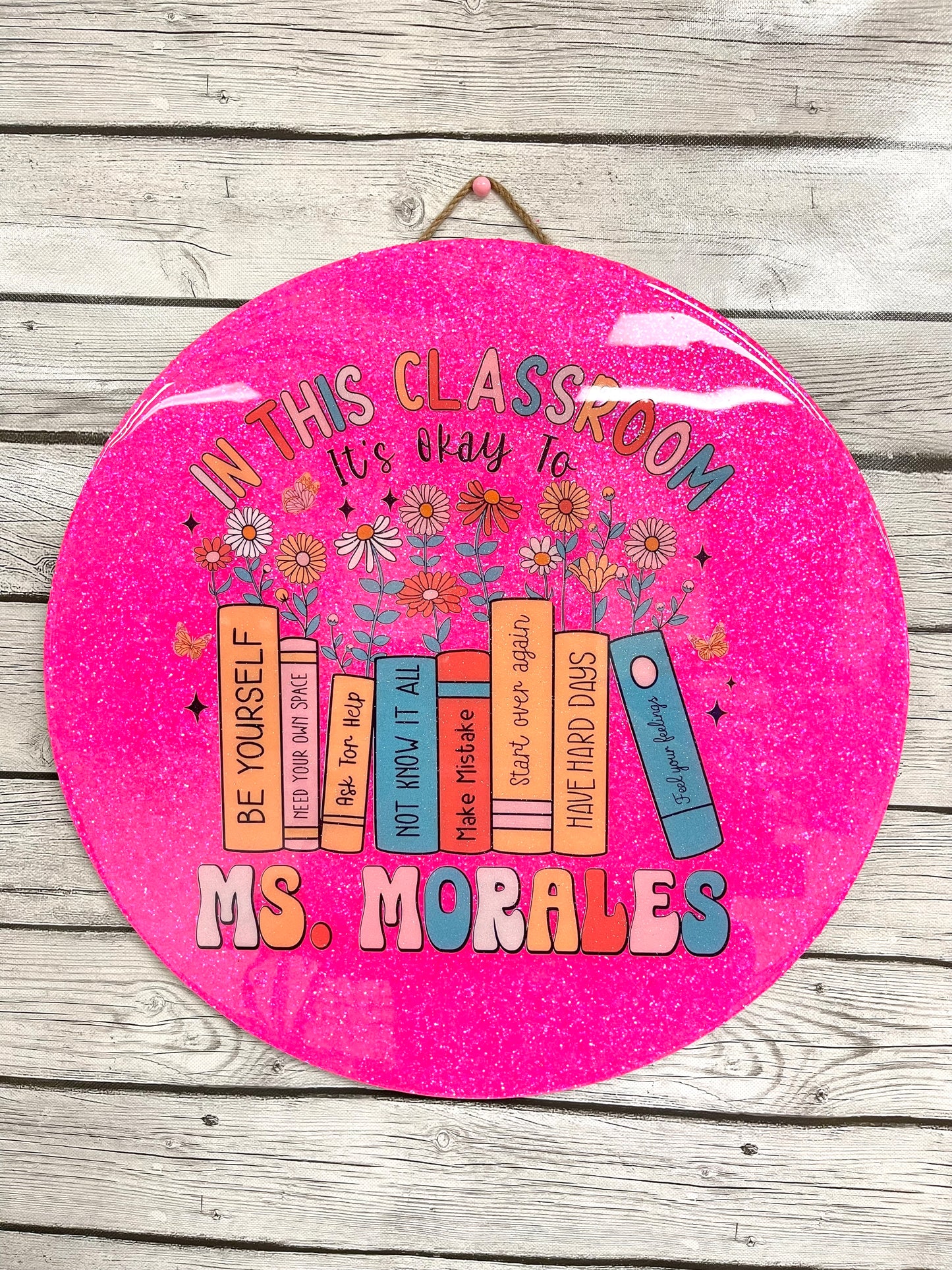Classroom sign