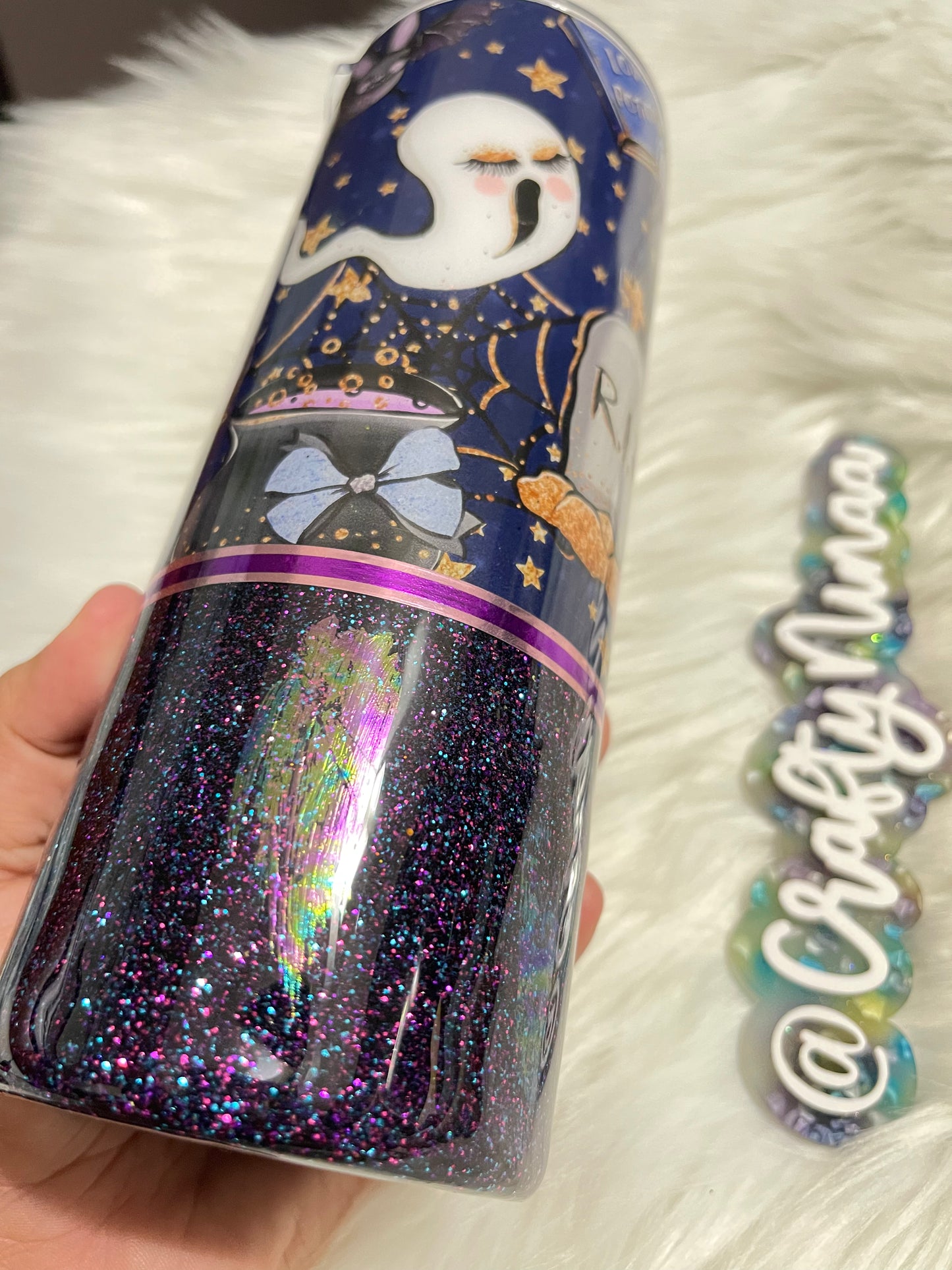 Spooky ghost tumbler