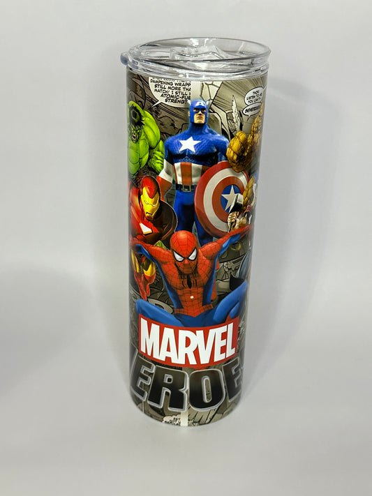 Heroes tumbler