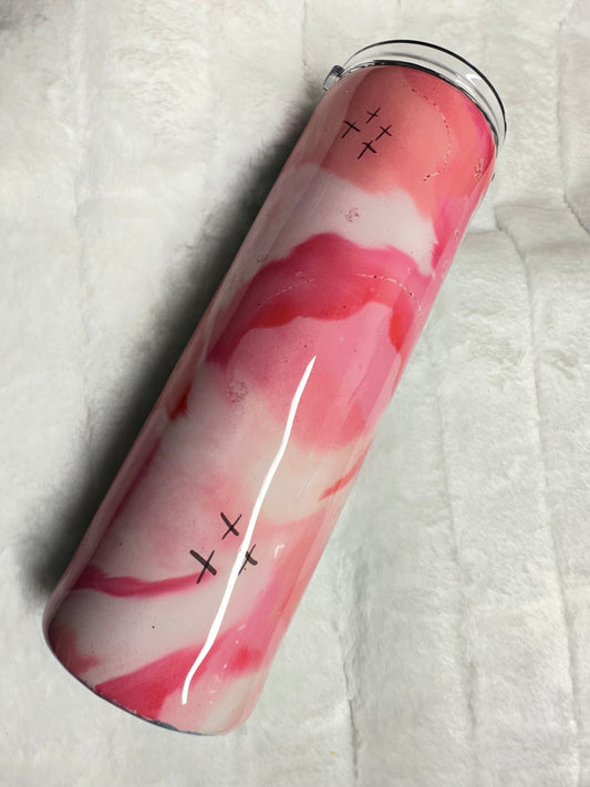 Pink split tumbler