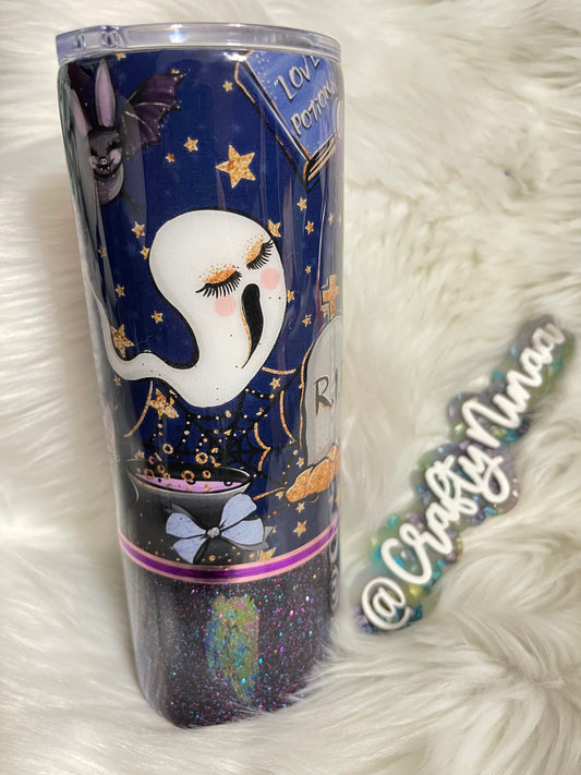 Spooky ghost tumbler